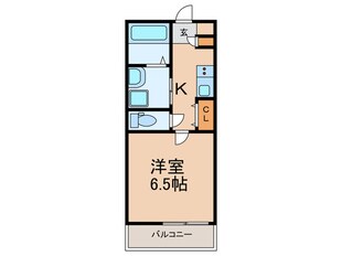 ユーコート櫛原の物件間取画像